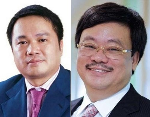 Ông Hồ Hùng Anh (trái) và ông Nguyễn Đăng Quang được xem là một "bộ đôi" gắn bó lâu năm.