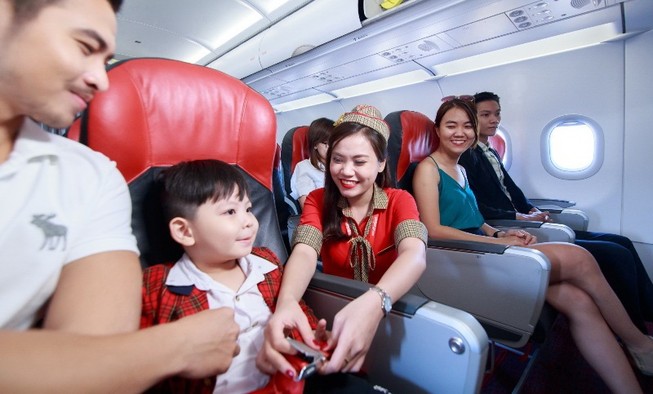 Vietjet: 1 triệu vé siêu tiết kiệm giá từ 0 đồng