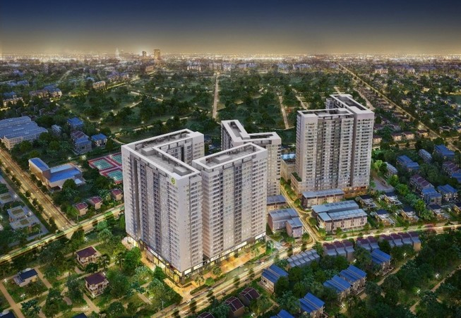 Nhiều ưu đãi sở hữu căn hộ liền kề sân bay