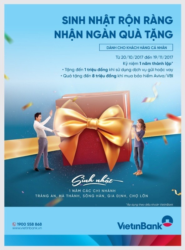 Du lịch Singapore, nhận quà 1 triệu đồng của VietinBank
