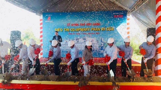 Saigon Co.op động thổ xây siêu thị Co.opmart Phan Rí Cửa