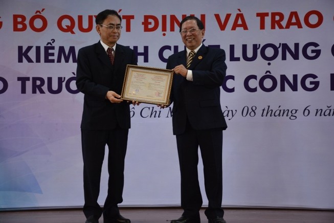 STU nhận giấy chứng nhận kiểm định chất lượng giáo dục