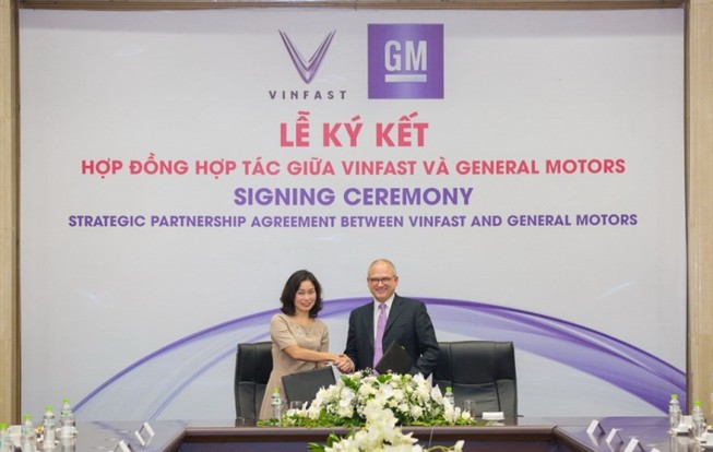 VinFast và General Motors ký hợp đồng hợp tác chiến lược