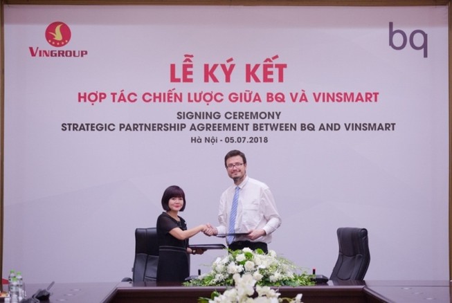 VinSmart mua bản quyền sở hữu trí tuệ từ BQ