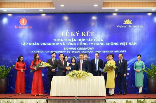 Vietnam Airlines - Vingroup ký thỏa thuận hợp tác