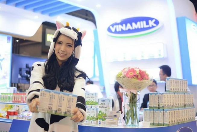 Sản phẩm sữa Vinamilk ra mắt ấn tượng tại hội chợ quốc tế