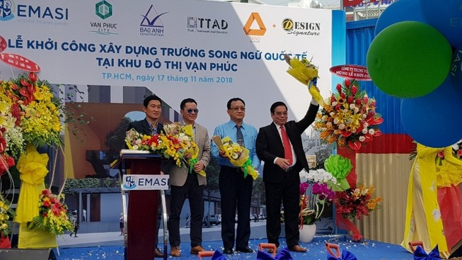 Khởi công xây dựng Trường song ngữ Quốc tế Vạn Phúc