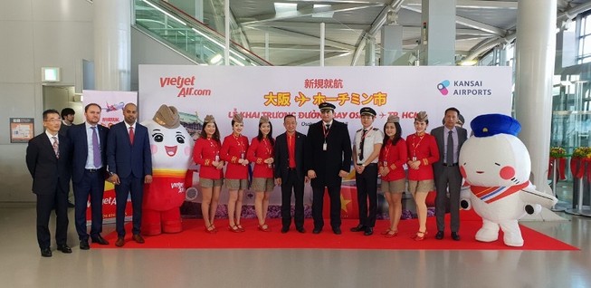 VietJet khai trương đường bay TP.HCM đến Osaka