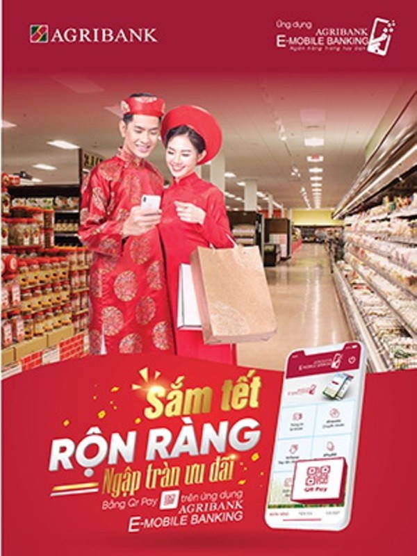 Agribank: Sắm Tết rộn ràng, ngập tràn ưu đãi