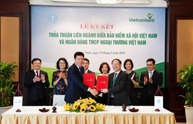 Vietcombank ký thỏa thuận liên ngành với BHXH Việt Nam