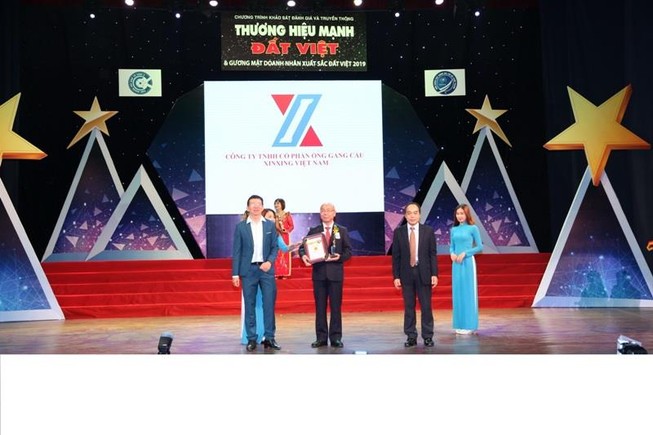 XINXING nhận giải thưởng thương hiệu mạnh Đất Việt 2019