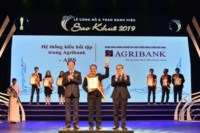 Agribank được vinh danh tại giải thưởng Sao Khuê 2019