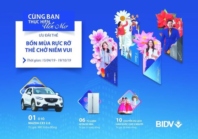 Cùng thẻ BIDV 'Giải nhiệt mùa hè'