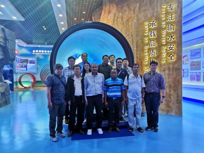 Bộ Thủy lợi Thái Lan tham quan, khảo sát ống gang cầu XINXING