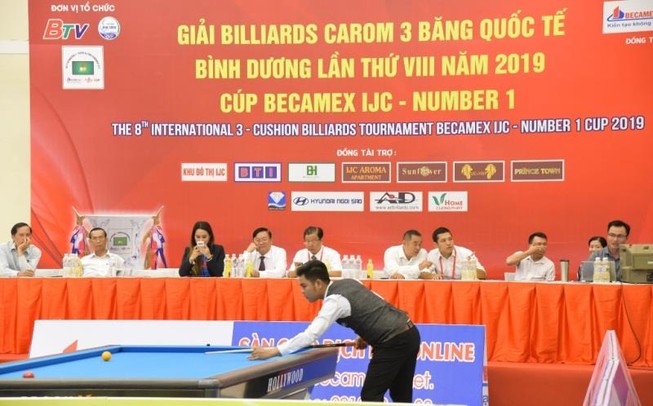 Đồng hành cùng Giải Billiards Carom 3 băng quốc tế Bình Dương