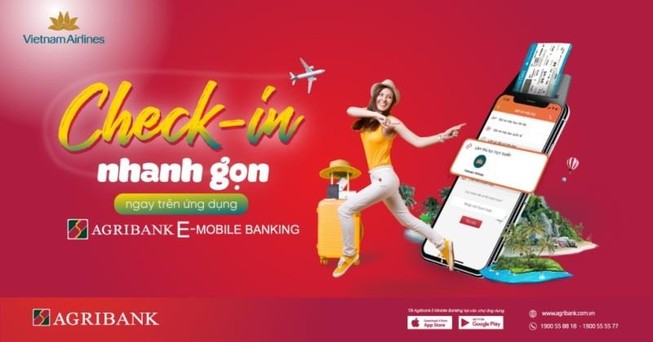 Check-in trực tuyến dễ dàng với Agribank E-Mobile Banking