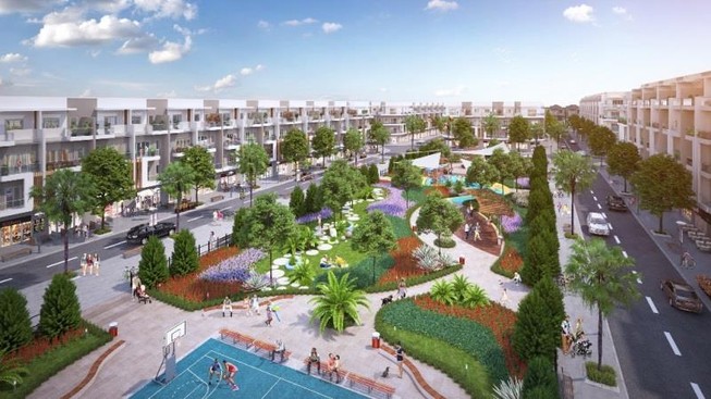 Điểm thu hút của thiết kế cảnh quan Him Lam Green Park