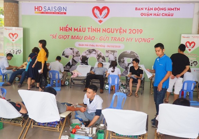 Thành phố thứ ba tổ chức ngày hội hiến máu HD SAISON 2019