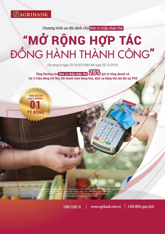 Agribank: Mở rộng hợp tác, đồng hành thành công