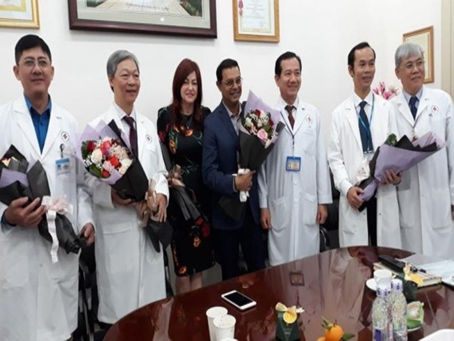 Lần đầu tiên BV 115 dùng robot phẫu thuật u não