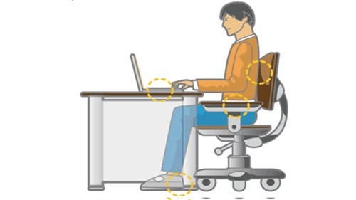 Lời khuyên tốt cho sức khỏe khi sử dụng máy tính