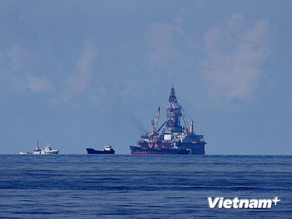 35 - 40 tàu Trung Quốc ngăn cản, đe dọa tàu chấp pháp Việt Nam