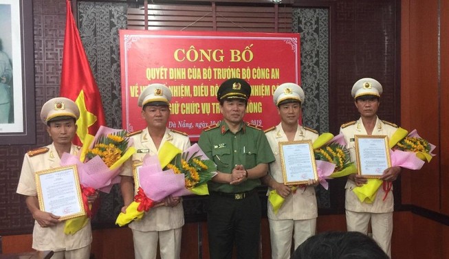 Công an Đà Nẵng điều chuyển nhiều lãnh đạo cấp quận, phòng