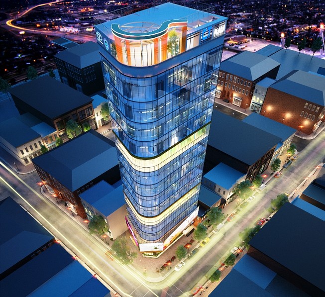 CT. Plaza Phố Wall cất nóc sau 10 tháng thi công