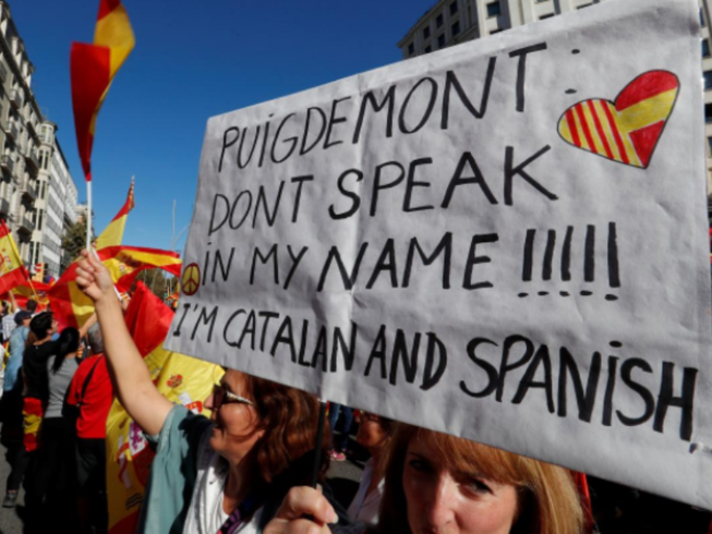 Catalonia: Phe ủng hộ thống nhất ‘phản đòn’