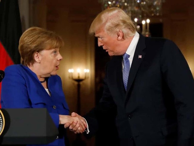 Bà Merkel cũng không thuyết phục được ông Trump