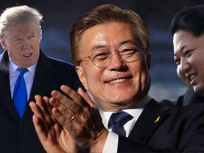 Ông Moon có thể sang Singapore bàn thống nhất liên Triều