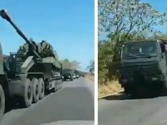 Venezuela đưa xe tăng, pháo hạng nặng tới biên giới Colombia