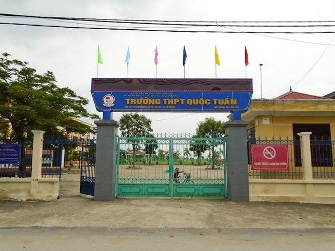 (Trường THCS Trần Quốc Tuấn, nơi có thí sinh bị nhầm lẫn điểm thi do sự cố ghép nhầm phách. Ảnh: Internet)