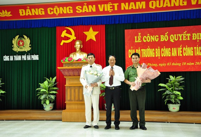 Giám đốc công an Hải Phòng và Hải Dương hoán đổi vị trí