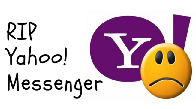 Biểu tượng buồn khi tin nhắn Yahoo chính thức ngưng hoạt động - Ảnh: Reuters