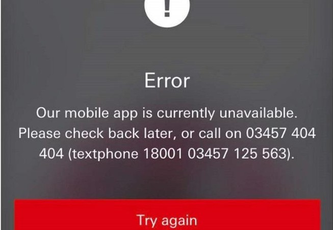 HSBC 'sập app' ở Anh, khách hàng không thể vào tài khoản