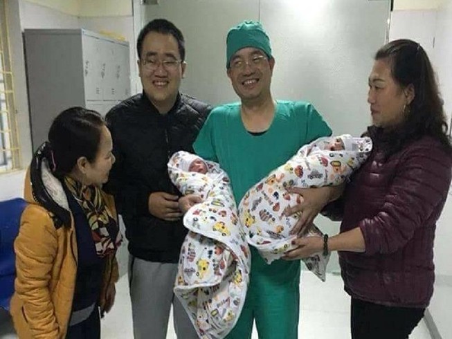 Quảng Ninh lần đầu đón cặp song sinh nam bằng IVF