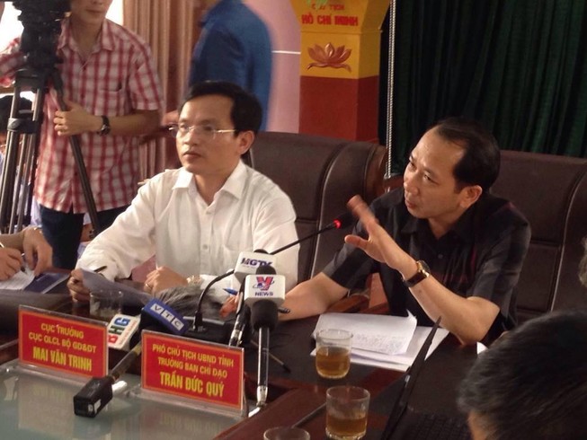 Bộ Công an vào cuộc vụ gian lận điểm thi ở Hà Giang