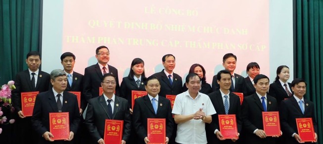 TP.Hồ Chí Minh: Bổ nhiệm mới 81 thẩm phán sơ, trung cấp