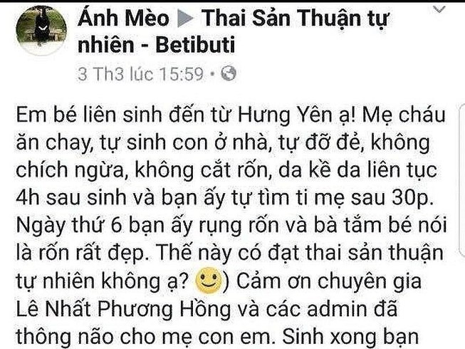 'Sinh tự nhiên' khiến con chết là vô ý làm chết người