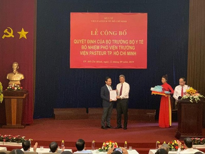 Nhân sự mới Viện Pasteur TP.HCM