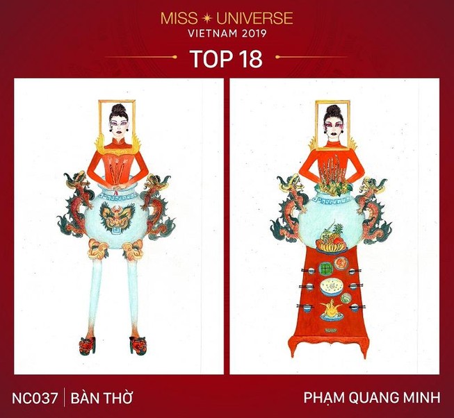 Bất ngờ trang phục Bàn thờ vẫn lọt top Trang phục dân tộc