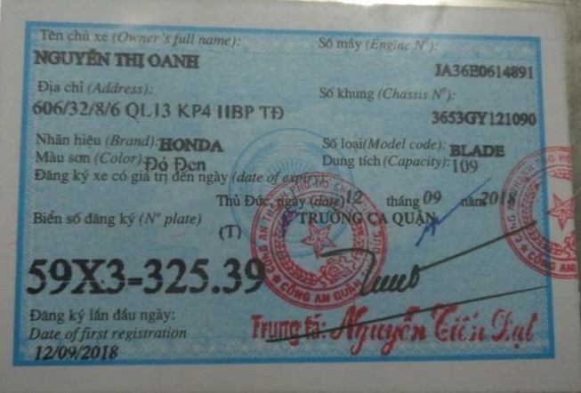 Giả người nhà lấy xe của người bị tai nạn ở Bình Dương