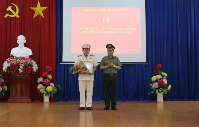 Giám đốc Công an Bình Phước làm Phó Cục trưởng An ninh nội địa