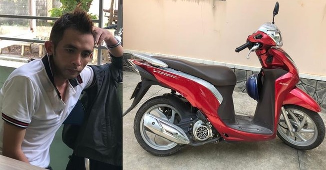Thấy kẻ trộm xe máy, người phụ nữ chạy bộ đuổi theo