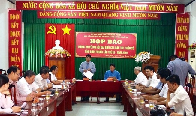 Bình Phước tổ chức đại hội đại biểu các dân tộc thiểu số