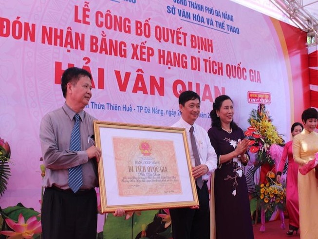 Hải Vân Quan chính thức là di tích lịch sử quốc gia