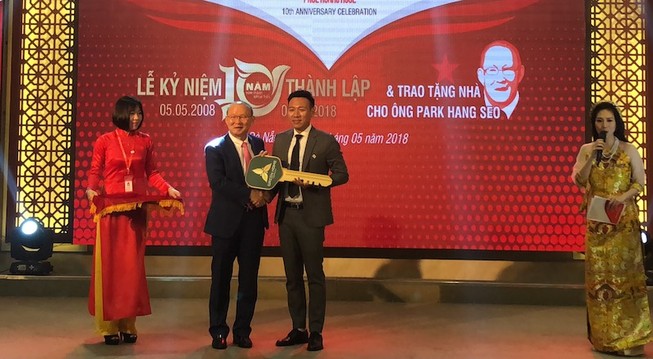 HLV Park Hang-seo được tặng nhà tại Đà Nẵng