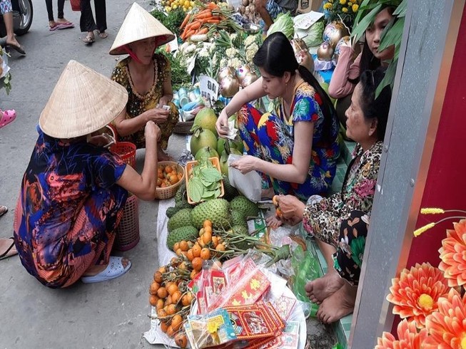 Mùi chợ quê ngày giáp tết