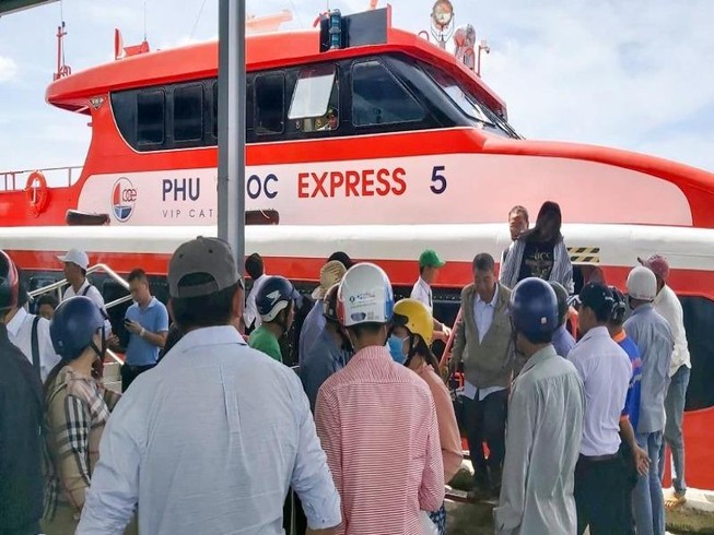 Tàu khách đi, đến Phú Quốc được hoạt động trở lại